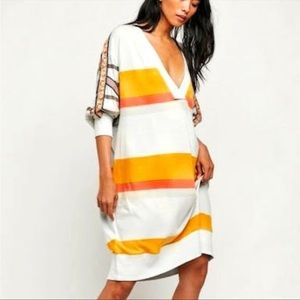 Free people stripe bonanza cotton dress